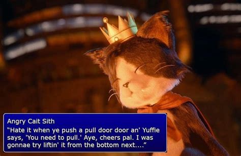 cait sith accent|cait sith scottish accent.